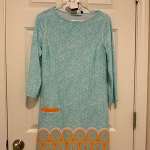 Cabana Life/UPF      NWT A-LINE DRESS WITH LOVELY  DESIGN ON BOTTOM
